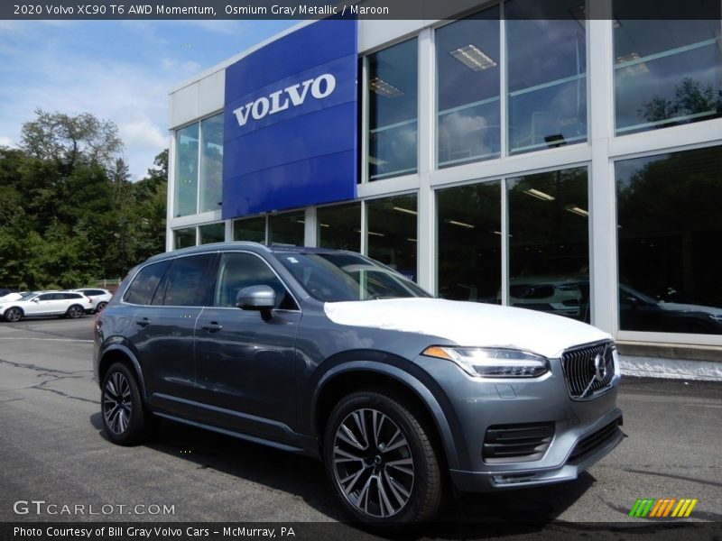 Front 3/4 View of 2020 XC90 T6 AWD Momentum