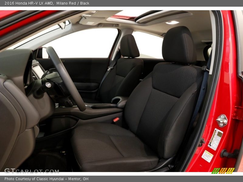 Milano Red / Black 2016 Honda HR-V LX AWD