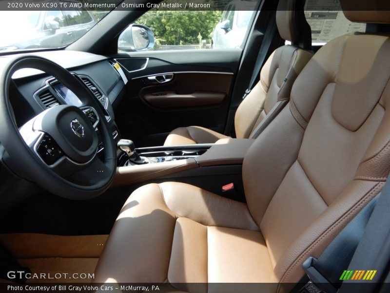  2020 XC90 T6 AWD Momentum Maroon Interior