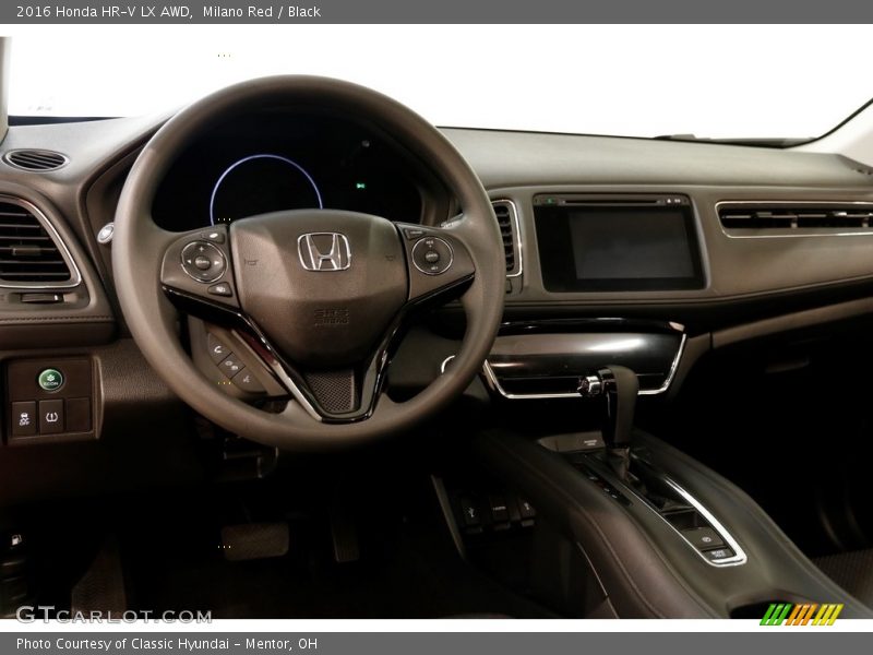 Milano Red / Black 2016 Honda HR-V LX AWD
