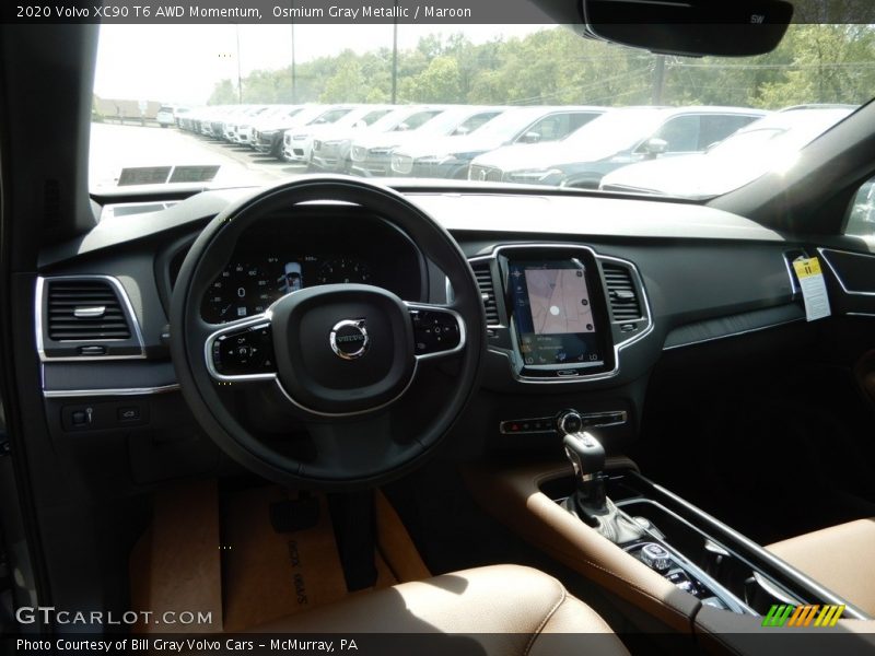 Front Seat of 2020 XC90 T6 AWD Momentum