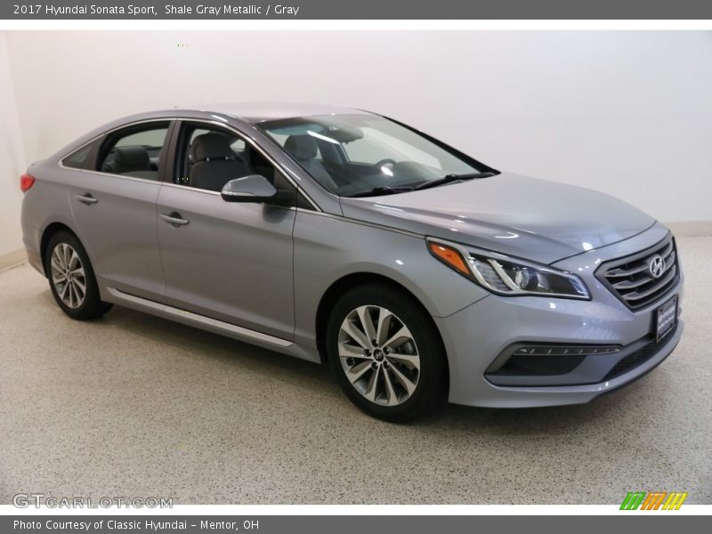 Shale Gray Metallic / Gray 2017 Hyundai Sonata Sport