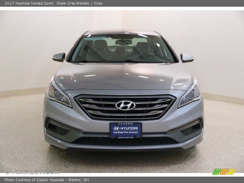 Shale Gray Metallic / Gray 2017 Hyundai Sonata Sport