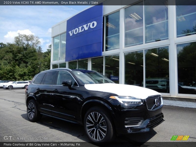 Onyx Black Metallic / Slate 2020 Volvo XC90 T6 AWD Momentum