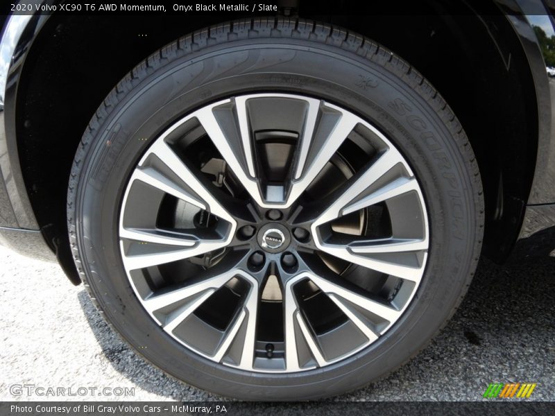 Onyx Black Metallic / Slate 2020 Volvo XC90 T6 AWD Momentum