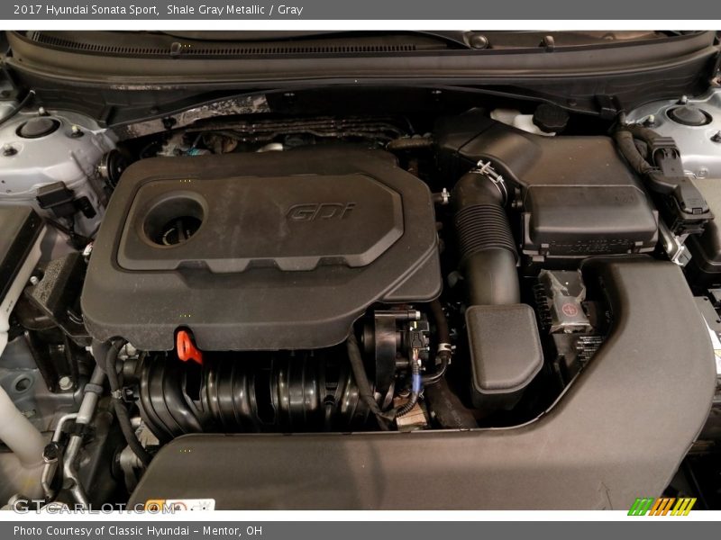 Shale Gray Metallic / Gray 2017 Hyundai Sonata Sport