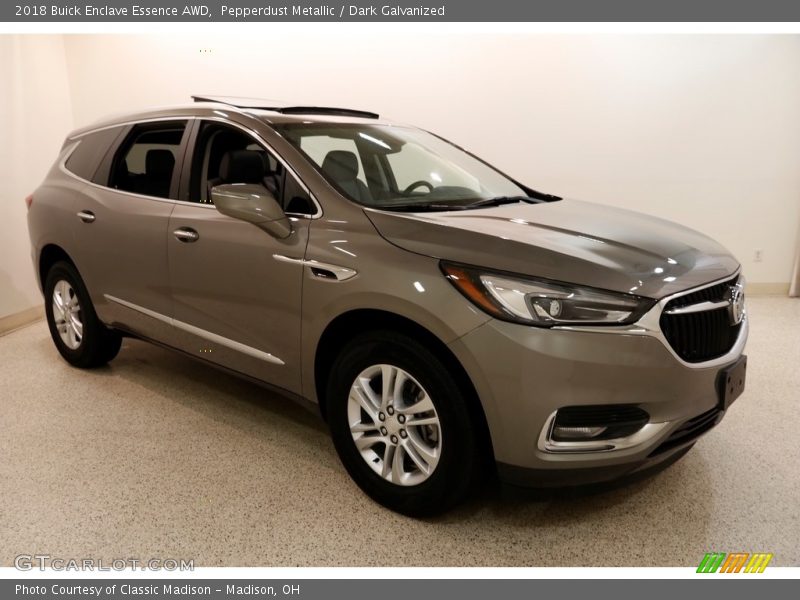 Pepperdust Metallic / Dark Galvanized 2018 Buick Enclave Essence AWD