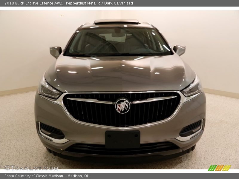 Pepperdust Metallic / Dark Galvanized 2018 Buick Enclave Essence AWD