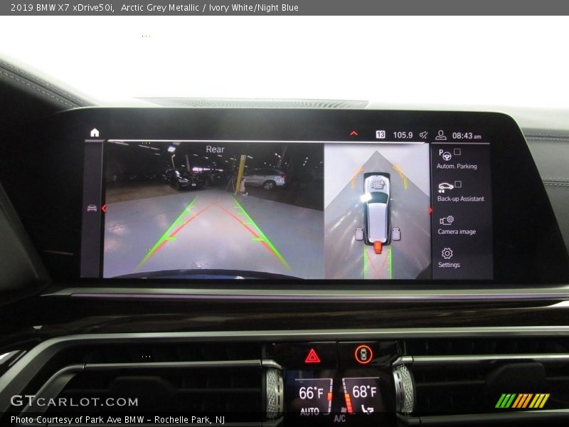 Arctic Grey Metallic / Ivory White/Night Blue 2019 BMW X7 xDrive50i