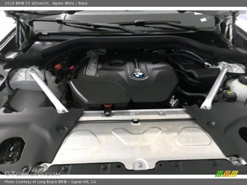 Alpine White / Black 2019 BMW X3 sDrive30i