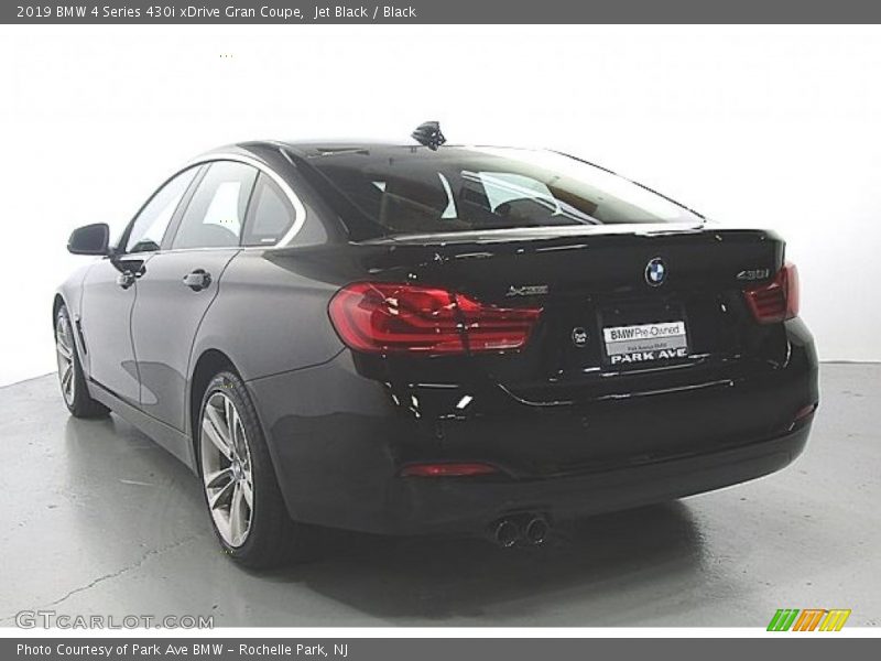 Jet Black / Black 2019 BMW 4 Series 430i xDrive Gran Coupe