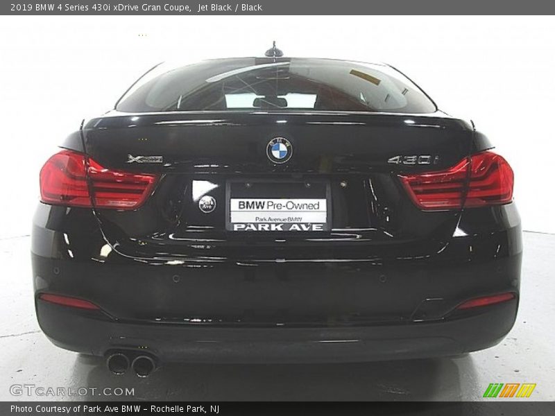 Jet Black / Black 2019 BMW 4 Series 430i xDrive Gran Coupe