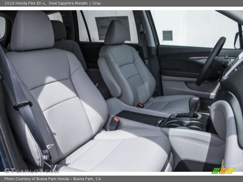 Steel Sapphire Metallic / Gray 2019 Honda Pilot EX-L