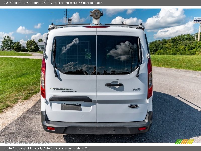 Frozen White / Charcoal Black 2014 Ford Transit Connect XLT Van