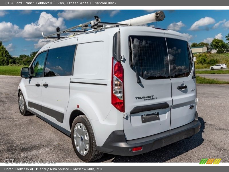 Frozen White / Charcoal Black 2014 Ford Transit Connect XLT Van