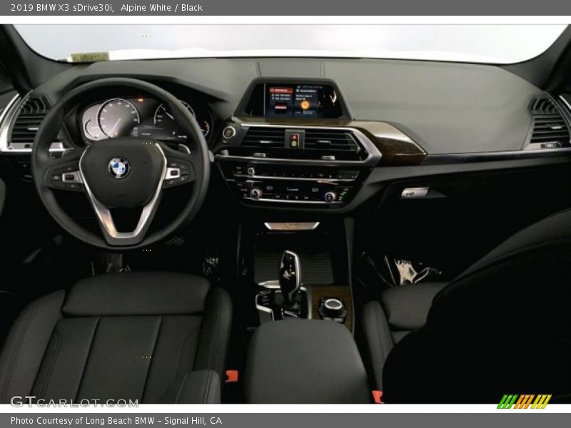 Alpine White / Black 2019 BMW X3 sDrive30i