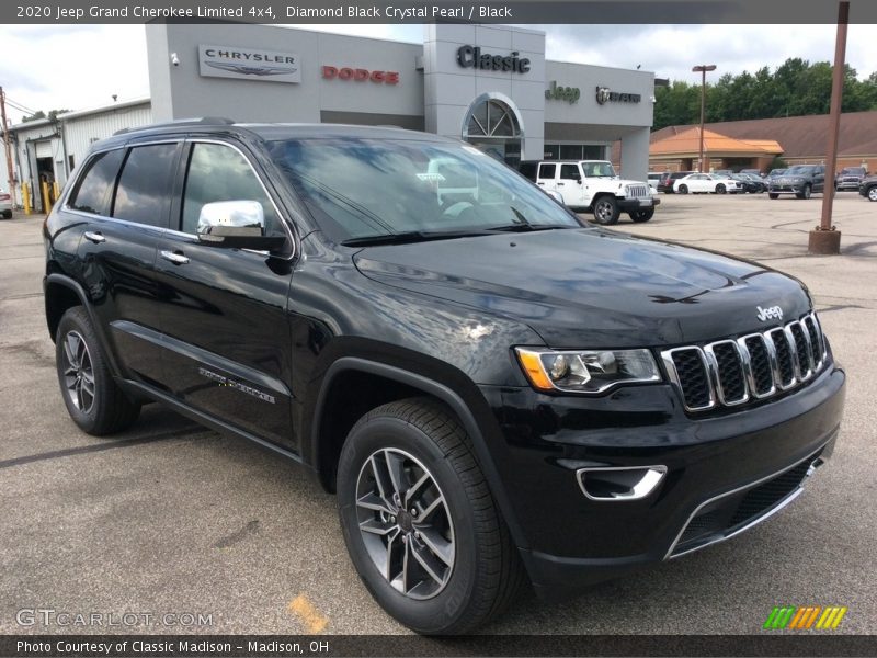 Diamond Black Crystal Pearl / Black 2020 Jeep Grand Cherokee Limited 4x4