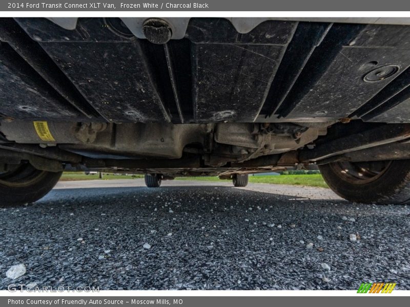 Frozen White / Charcoal Black 2014 Ford Transit Connect XLT Van
