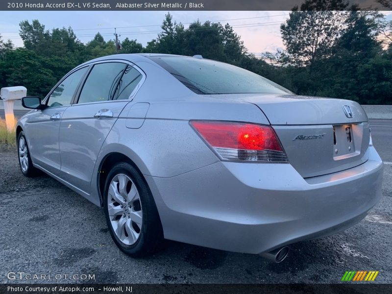 Alabaster Silver Metallic / Black 2010 Honda Accord EX-L V6 Sedan