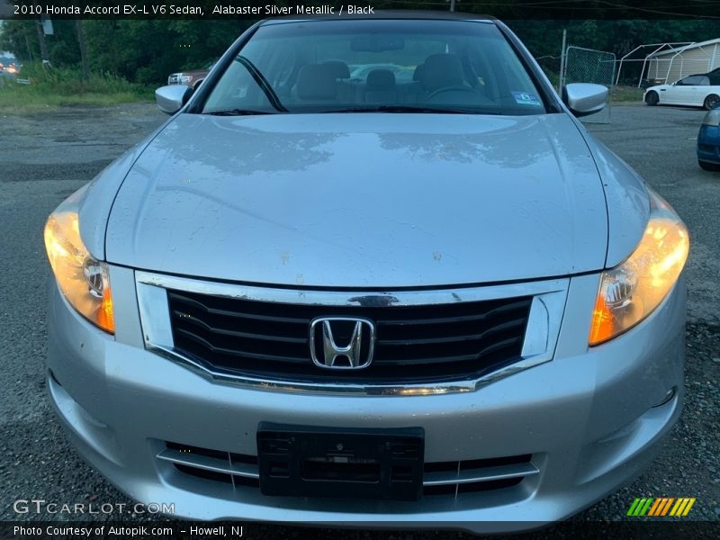 Alabaster Silver Metallic / Black 2010 Honda Accord EX-L V6 Sedan