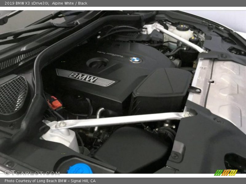 Alpine White / Black 2019 BMW X3 sDrive30i