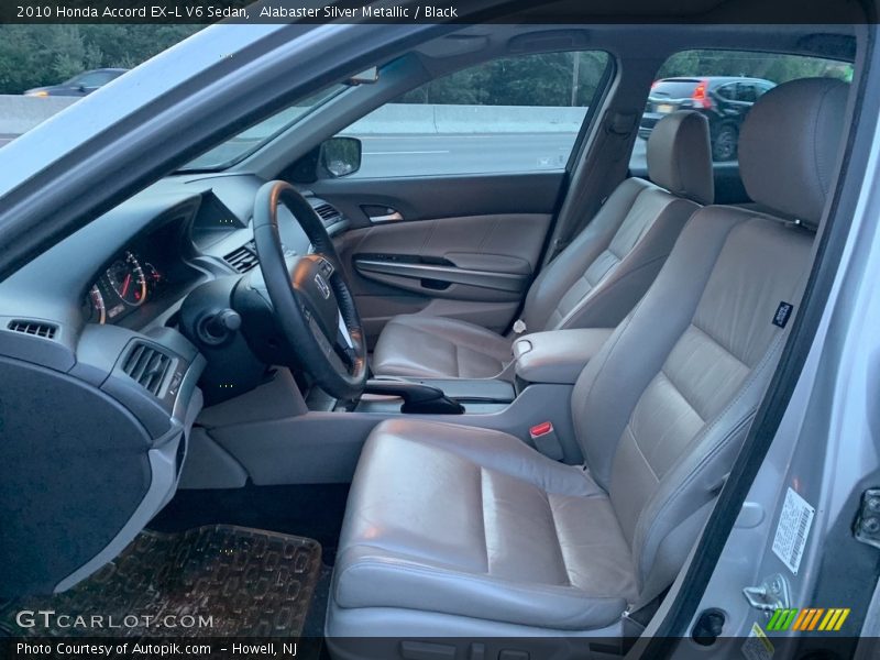 Alabaster Silver Metallic / Black 2010 Honda Accord EX-L V6 Sedan