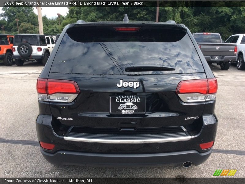 Diamond Black Crystal Pearl / Black 2020 Jeep Grand Cherokee Limited 4x4