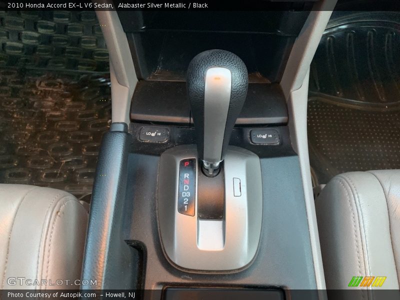 Alabaster Silver Metallic / Black 2010 Honda Accord EX-L V6 Sedan