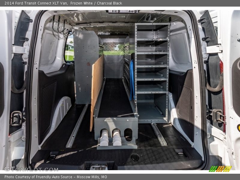 Frozen White / Charcoal Black 2014 Ford Transit Connect XLT Van