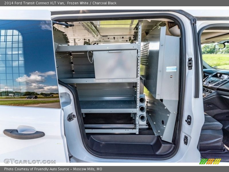 Frozen White / Charcoal Black 2014 Ford Transit Connect XLT Van