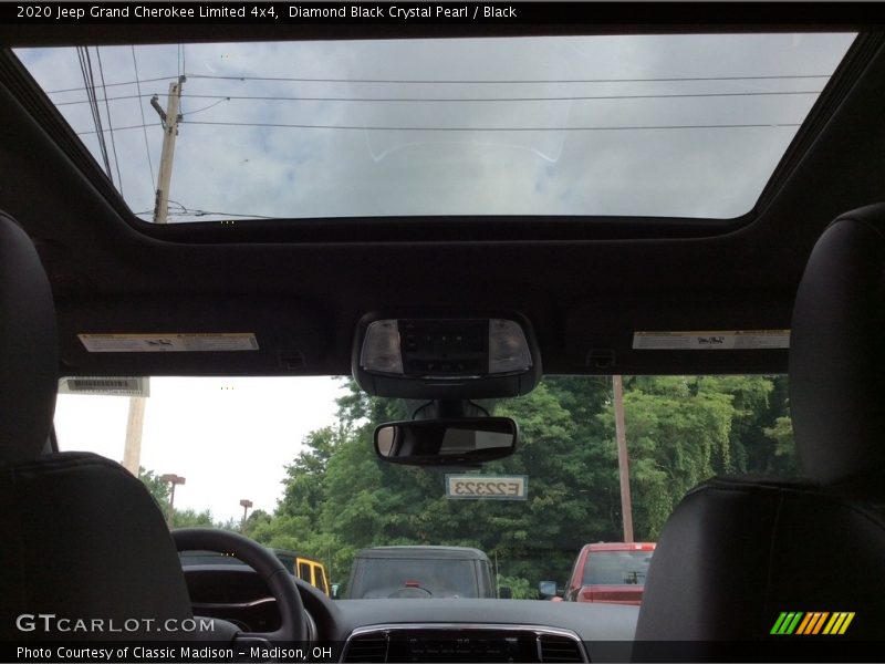 Sunroof of 2020 Grand Cherokee Limited 4x4