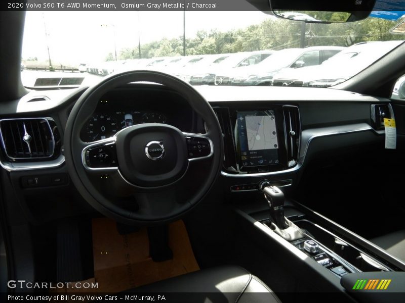 Osmium Gray Metallic / Charcoal 2020 Volvo S60 T6 AWD Momentum