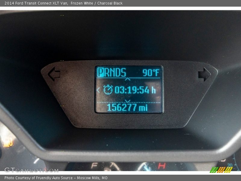 Frozen White / Charcoal Black 2014 Ford Transit Connect XLT Van