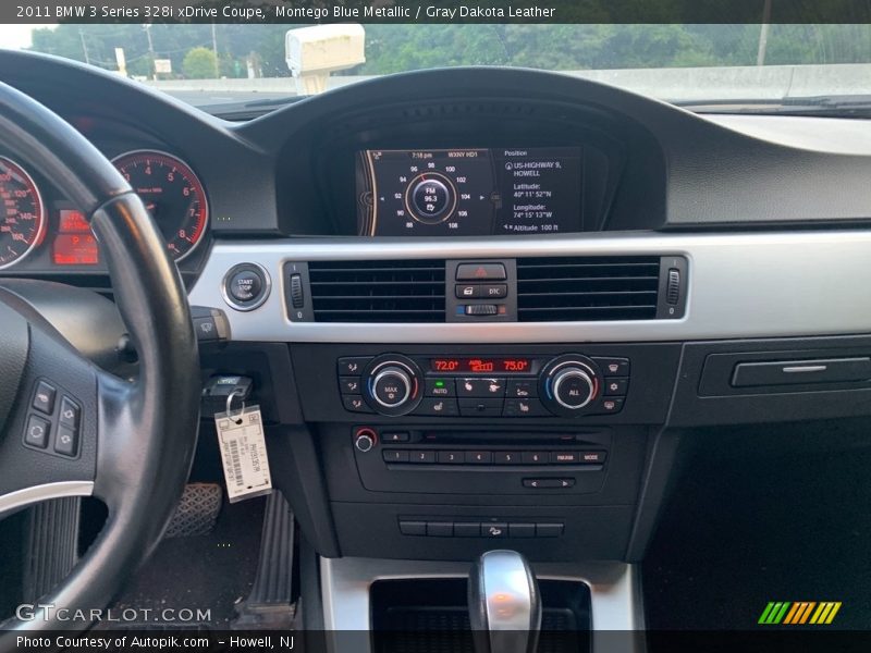 Montego Blue Metallic / Gray Dakota Leather 2011 BMW 3 Series 328i xDrive Coupe