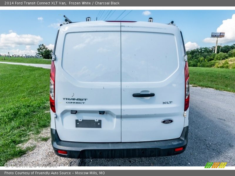 Frozen White / Charcoal Black 2014 Ford Transit Connect XLT Van