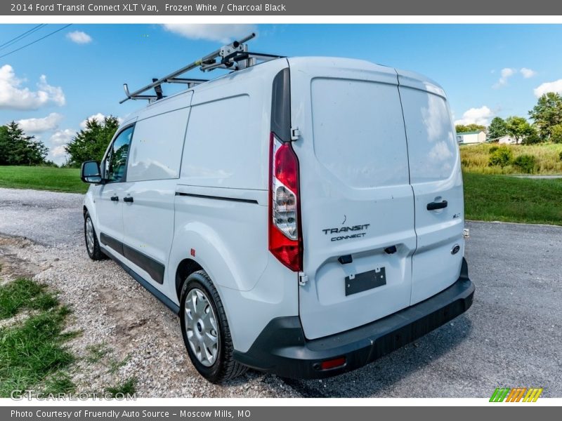Frozen White / Charcoal Black 2014 Ford Transit Connect XLT Van