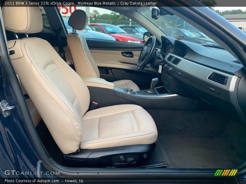 Montego Blue Metallic / Gray Dakota Leather 2011 BMW 3 Series 328i xDrive Coupe