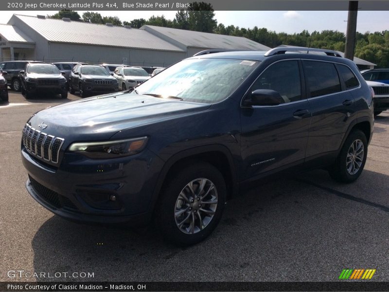 Blue Shade Pearl / Black 2020 Jeep Cherokee Latitude Plus 4x4