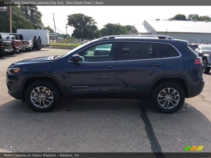 Blue Shade Pearl / Black 2020 Jeep Cherokee Latitude Plus 4x4