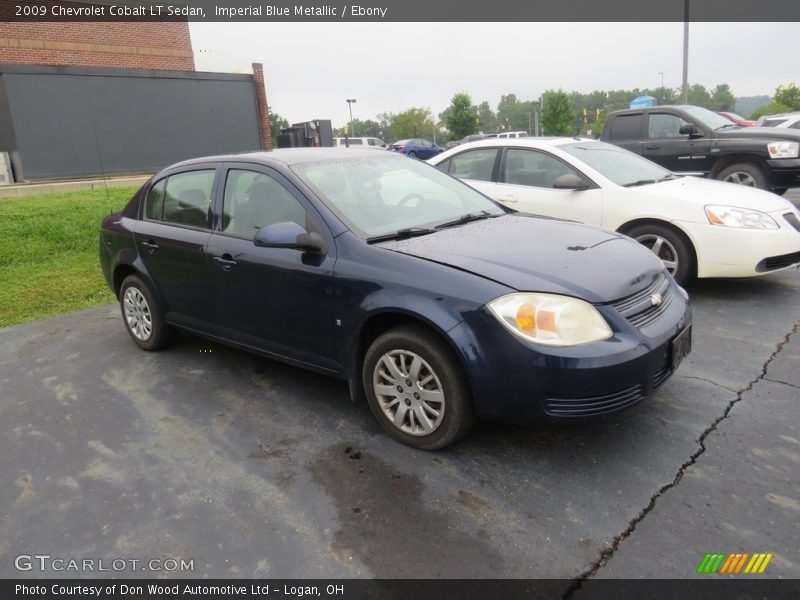 Imperial Blue Metallic / Ebony 2009 Chevrolet Cobalt LT Sedan