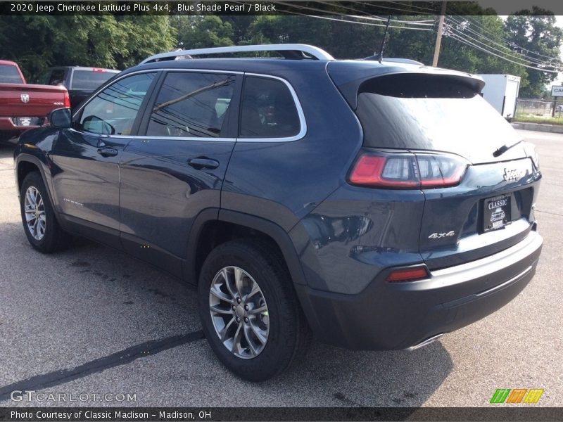 Blue Shade Pearl / Black 2020 Jeep Cherokee Latitude Plus 4x4