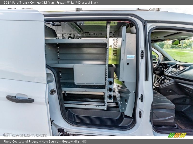 Frozen White / Charcoal Black 2014 Ford Transit Connect XLT Van