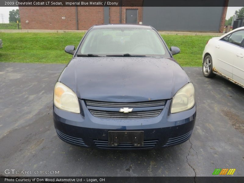 Imperial Blue Metallic / Ebony 2009 Chevrolet Cobalt LT Sedan