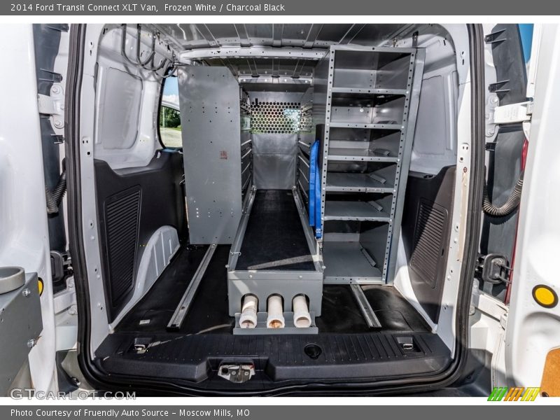 Frozen White / Charcoal Black 2014 Ford Transit Connect XLT Van