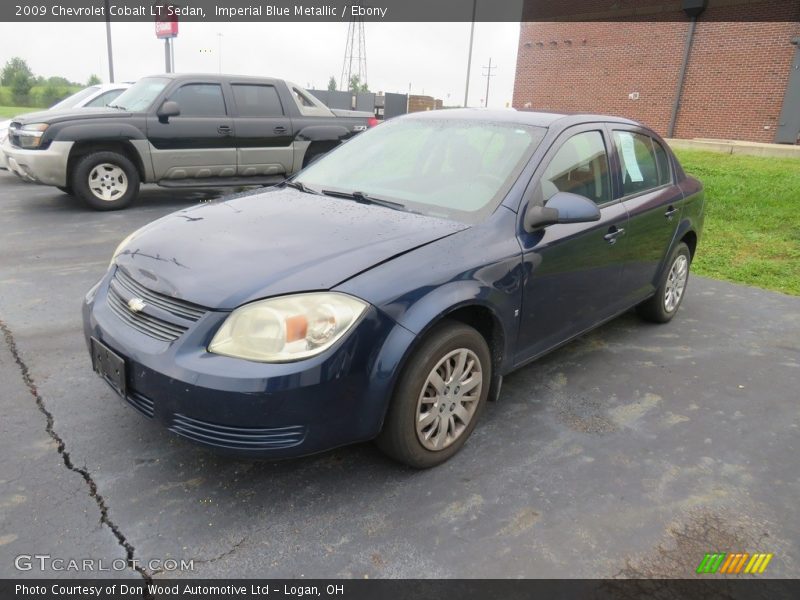 Imperial Blue Metallic / Ebony 2009 Chevrolet Cobalt LT Sedan
