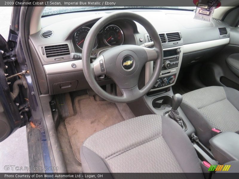 Imperial Blue Metallic / Ebony 2009 Chevrolet Cobalt LT Sedan