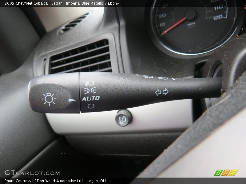 Imperial Blue Metallic / Ebony 2009 Chevrolet Cobalt LT Sedan