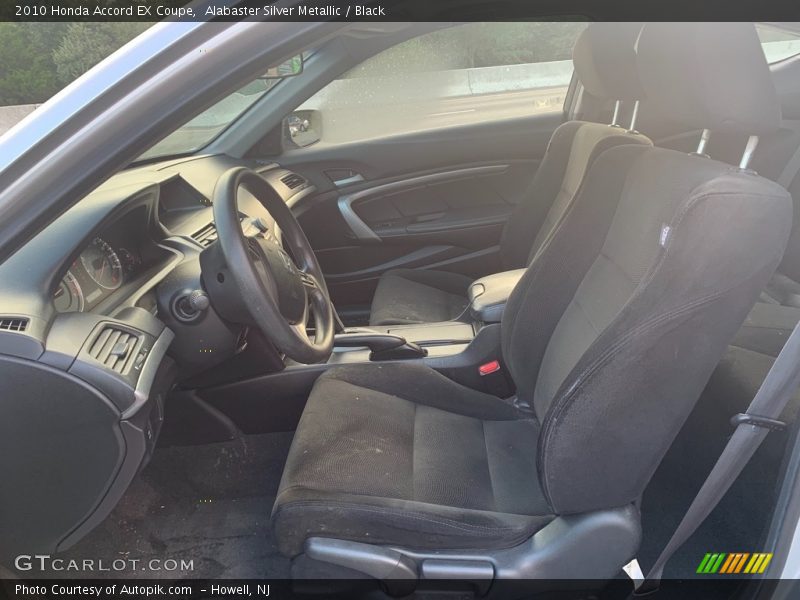 Alabaster Silver Metallic / Black 2010 Honda Accord EX Coupe