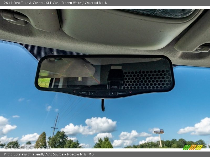 Frozen White / Charcoal Black 2014 Ford Transit Connect XLT Van