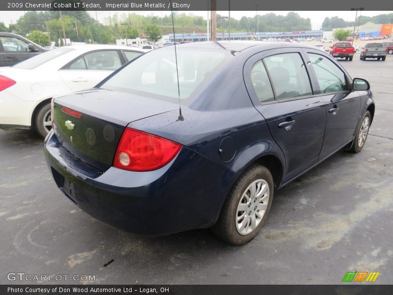 Imperial Blue Metallic / Ebony 2009 Chevrolet Cobalt LT Sedan